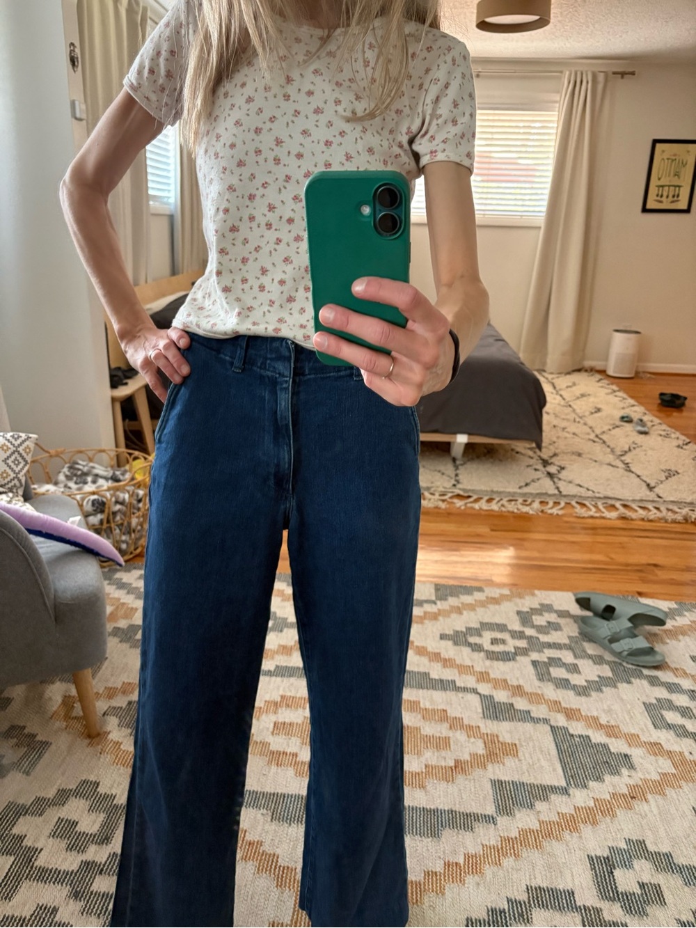 Uniqlo Deep Blue Trouser Jeans